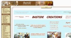 Desktop Screenshot of bastide-creations.fr